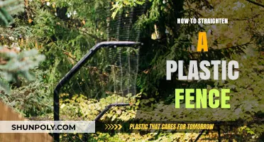 Straightening Plastic Fences: Easy and Quick DIY Fixes