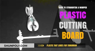 Fixing a Warped Plastic Cutting Board: Simple Straightening Techniques