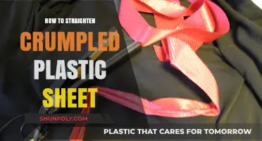 Unwrinkling Crumpled Plastic Sheets: Effective Techniques