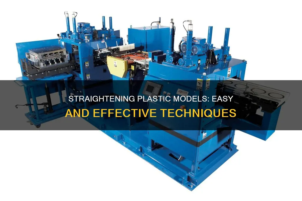 how to straighten plastic model parts