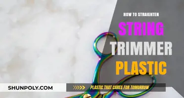 Straightening Your String Trimmer: Plastic Repair Guide
