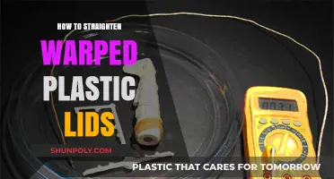 Straightening Warped Plastic Lids: Easy DIY Tricks
