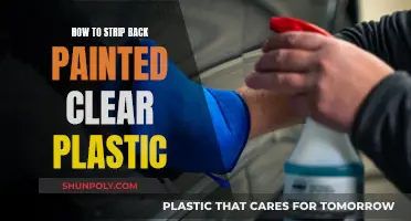 Stripping Back Paint: Restoring Clear Plastic to Its Former Glory