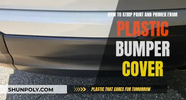 Stripping Paint and Primer from Plastic Bumper Covers