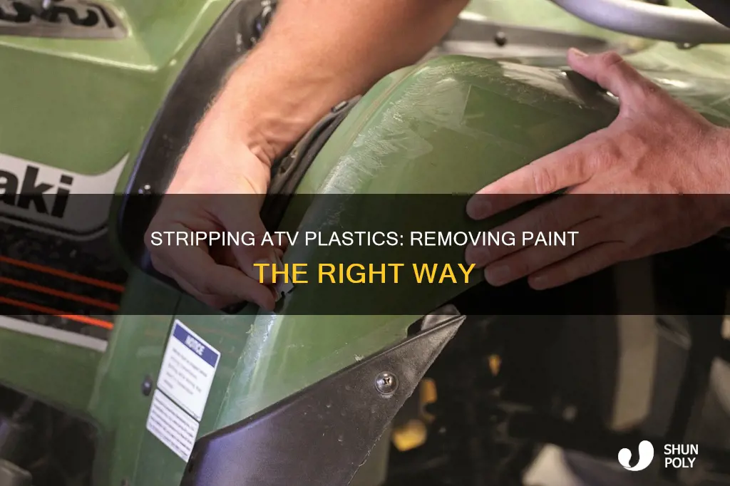 how to strip paint off atv plastic