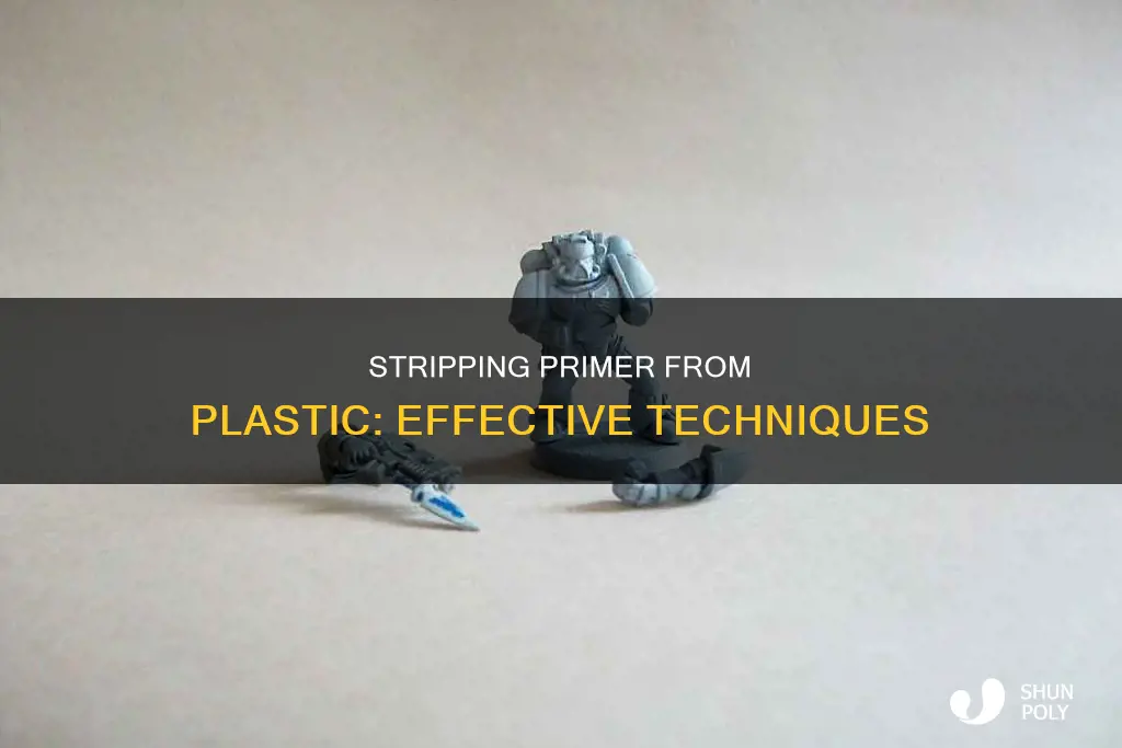 how to strip primer from plastic
