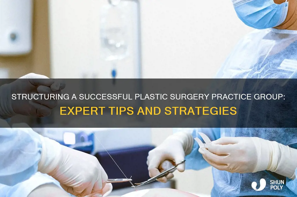 how to structure a plastic surgery practice group