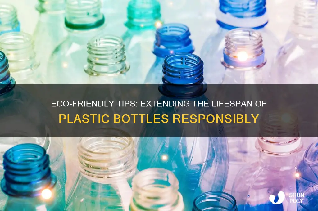 how to sustain plastics bottles