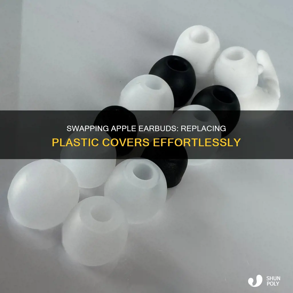 how to swap apple earbud plastic