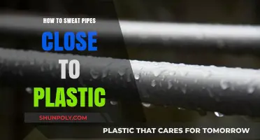 Sweating Pipes: Close to Plastic, Here's How