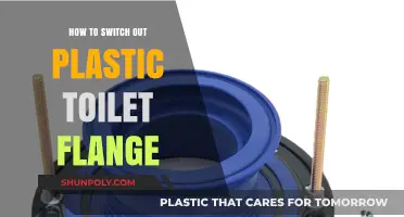 Toilet Flange Fix: Plastic to Plastic Switch