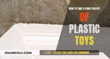Removing Paint Pen Marks from Plastic Toys