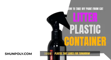 Removing Paint from Cat Litter Containers: Effective Methods