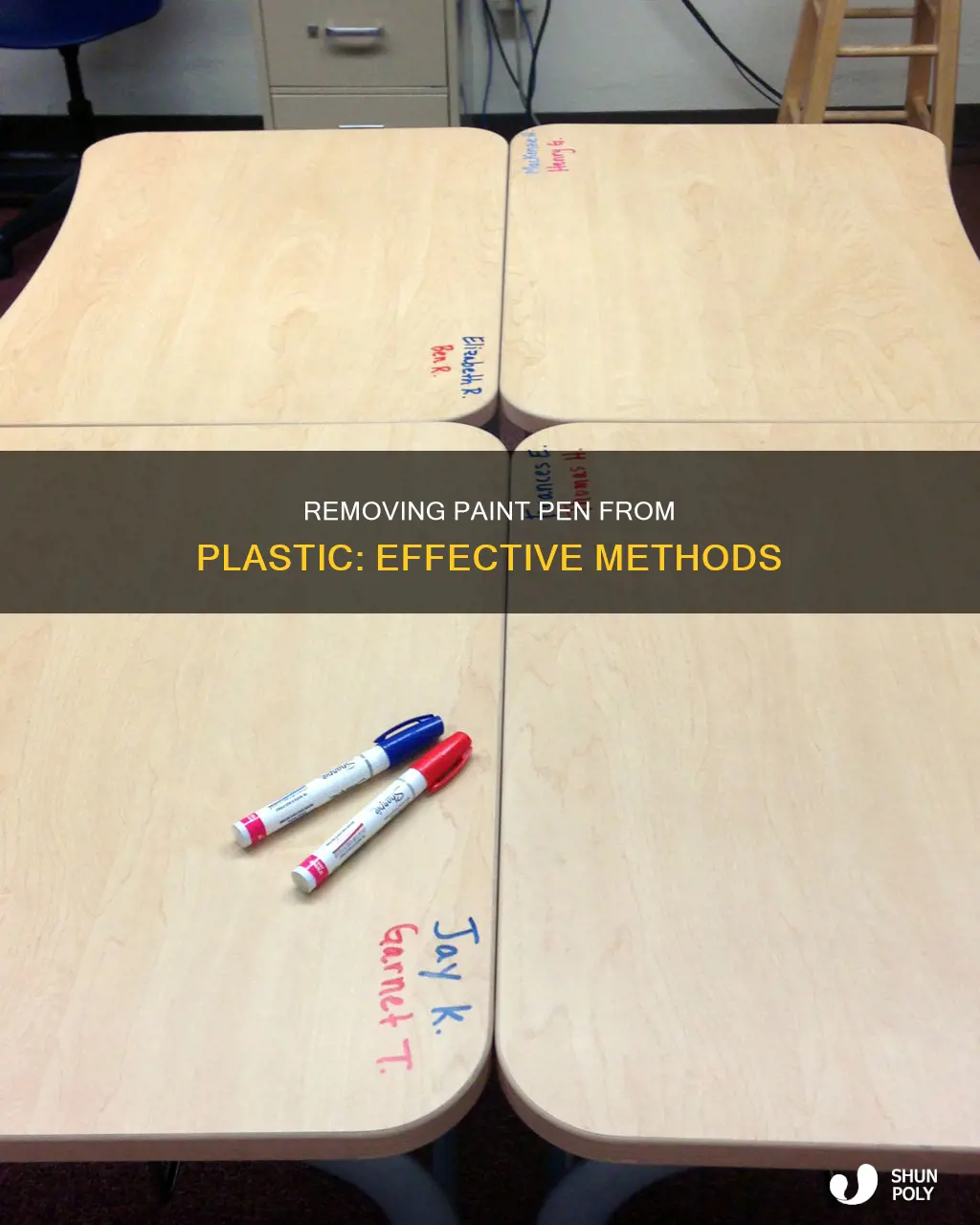 how to take paint pen off plastic