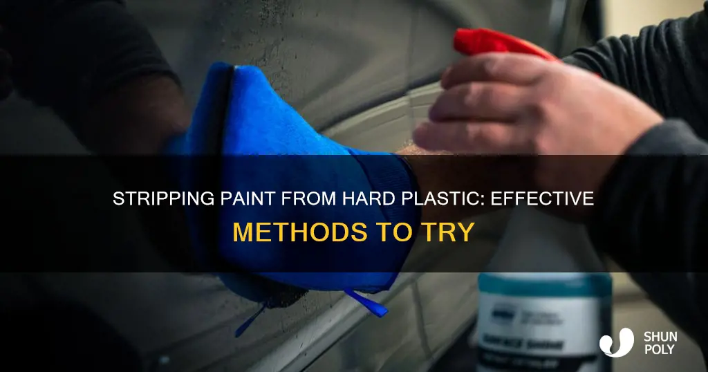how to take painted graphics off hard plastic