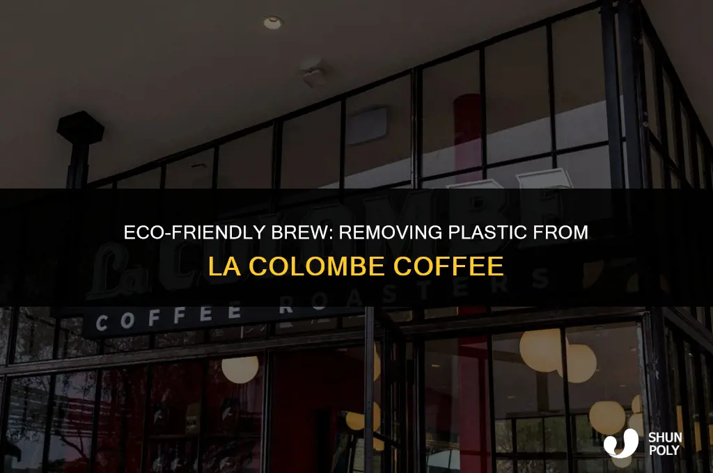 how to take plastic off la colombe coffee