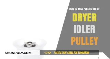 DIY Guide: Removing Plastic from Dryer Idler Pulley