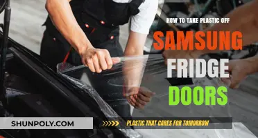 Effortlessly Remove Plastic Wrap from Samsung Fridge Doors: A Guide