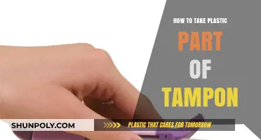 Removing the Plastic Applicator from a Tampon: A Simple Guide