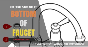 Easy Steps to Remove Plastic Part from Faucet Base