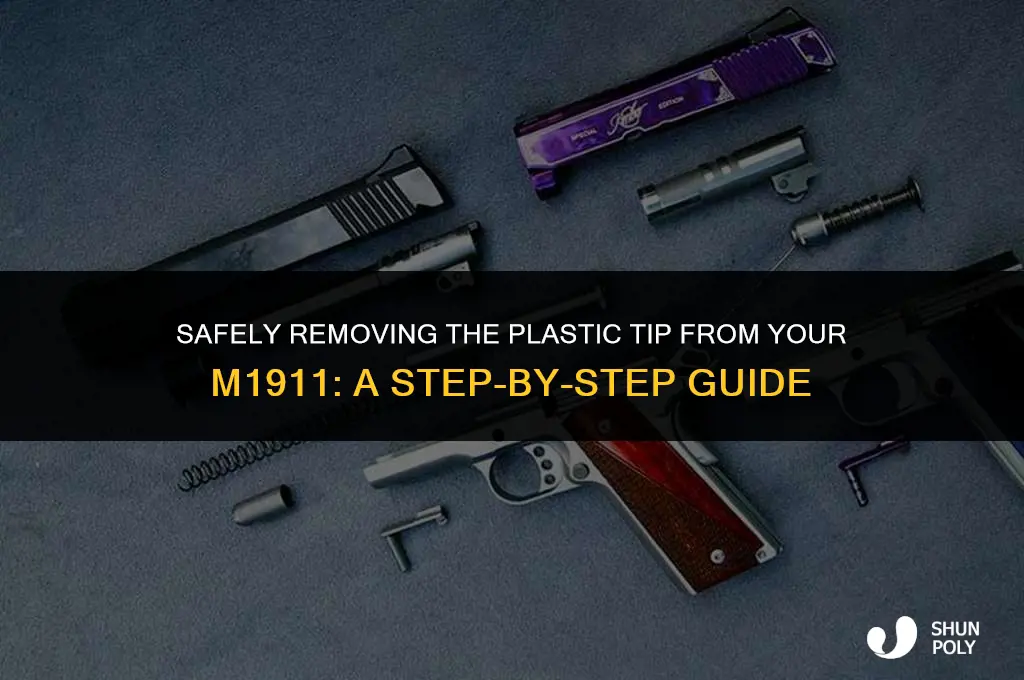 how to take plastic tip off we m1911