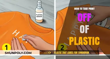 Removing Prints from Plastic: A Comprehensive Guide