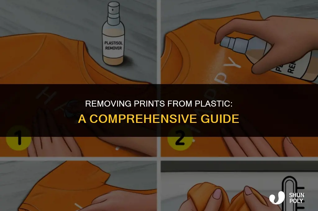 how to take print off of plastic