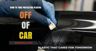 Safely Removing Protective Plastic Film from Your Car's Surface