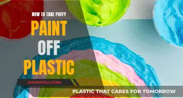 Removing Puffy Paint from Plastic: Easy and Effective Ways