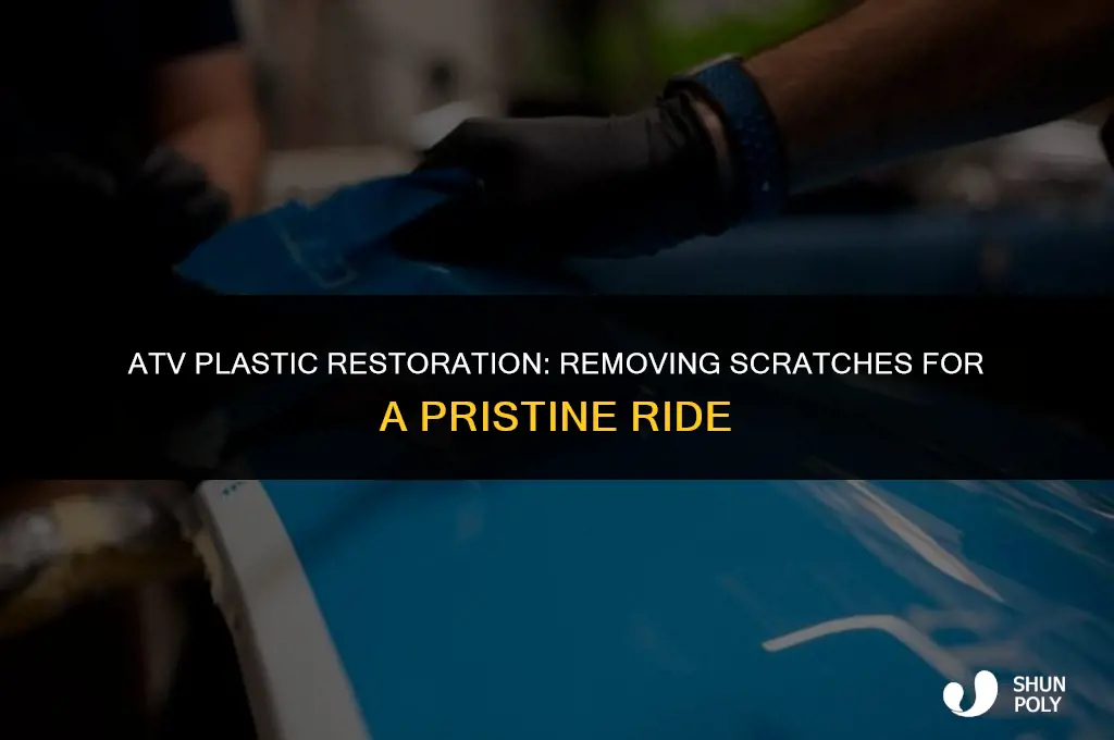 how to take scratches out of atv plastic