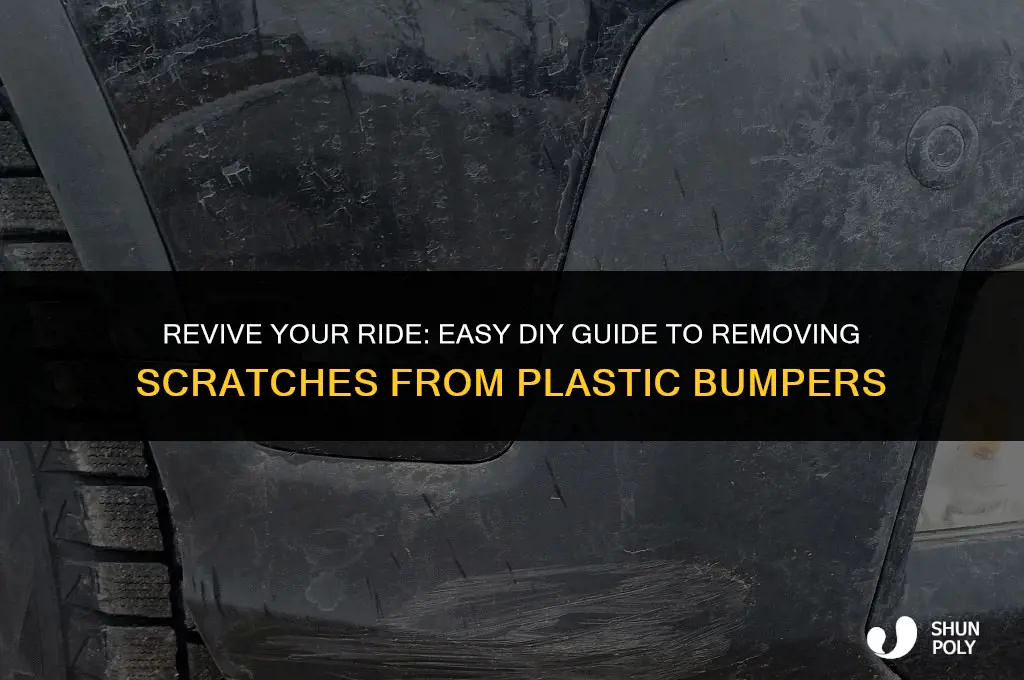 how to take scratches out of plastic bumpers