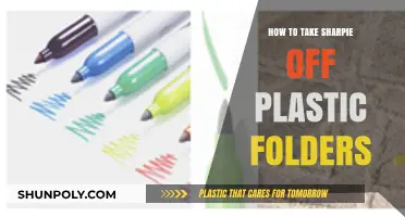 Erasing Mistakes: A Guide to Removing Sharpie from Plastic Folders