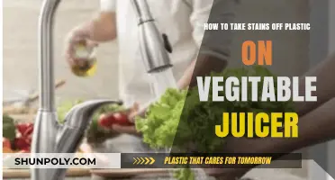 Effortless Cleaning: Removing Stains from Your Vegetable Juicer