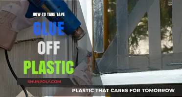 Removing Tape Glue from Plastic: A Comprehensive Guide