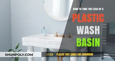 DIY Guide: Removing Legs from a Plastic Wash Basin