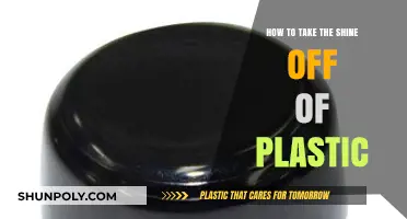 Dimming the Gloss: Techniques to Reduce Plastic Shine