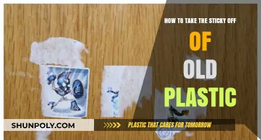 Removing Sticky Residue from Old Plastic: A Comprehensive Guide