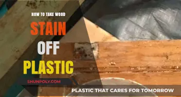 Removing Wood Stain from Plastic: A Comprehensive Guide