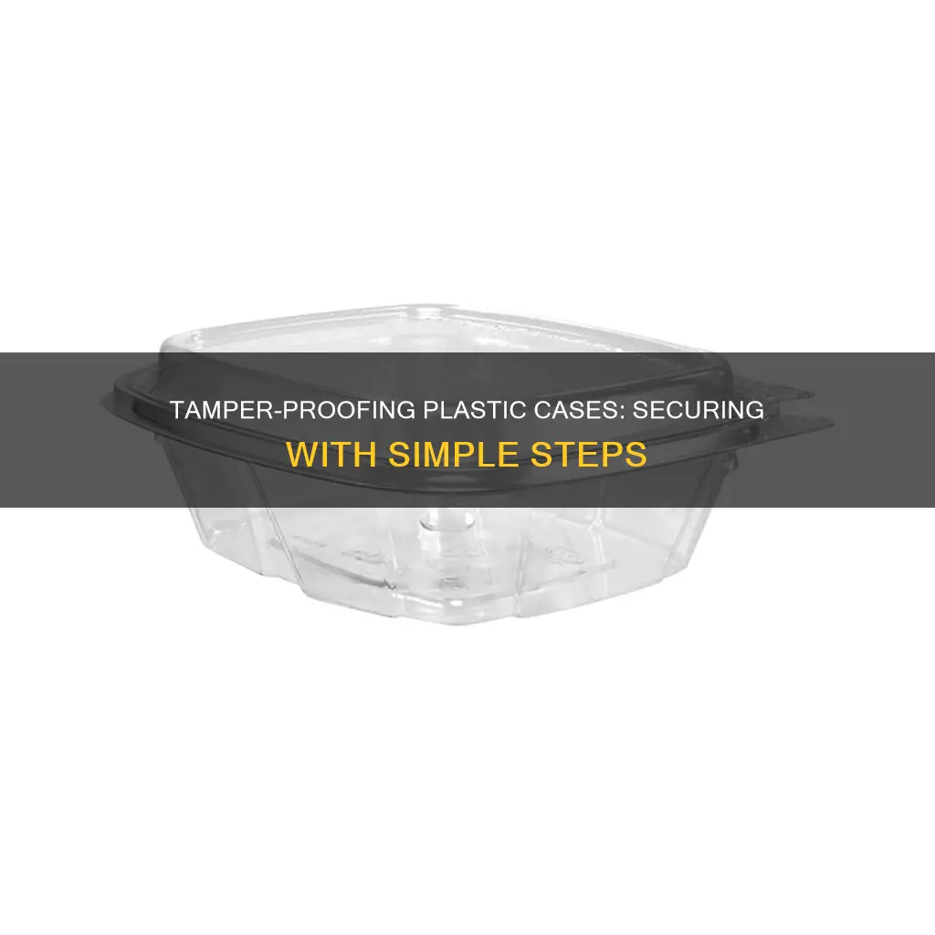 how to tamper proof a plastic case