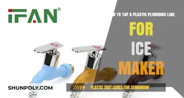 Easy DIY Guide: Tapping Plastic Plumbing Lines for Ice Makers