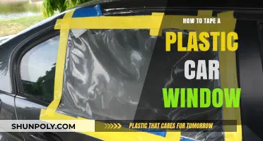 Taping a Plastic Car Window: A Quick Guide