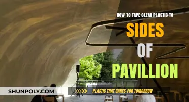 Easy Guide: Taping Clear Plastic to Pavilion Sides for Weather Protection