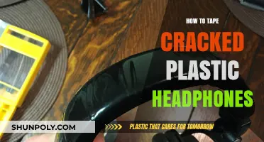 Fixing Cracked Plastic Headphones: A Taping Guide