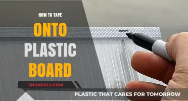 The Secret to Taping onto Plastic Boards