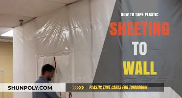 Taping Plastic Sheeting: Quick Wall Protection