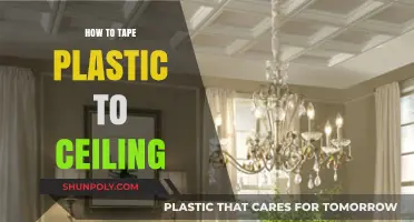 Taping Plastic to Ceiling: The Ultimate Guide