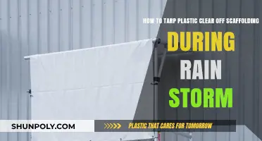 Protecting Scaffolding from Rain: Tarp Plastic Clearing Techniques