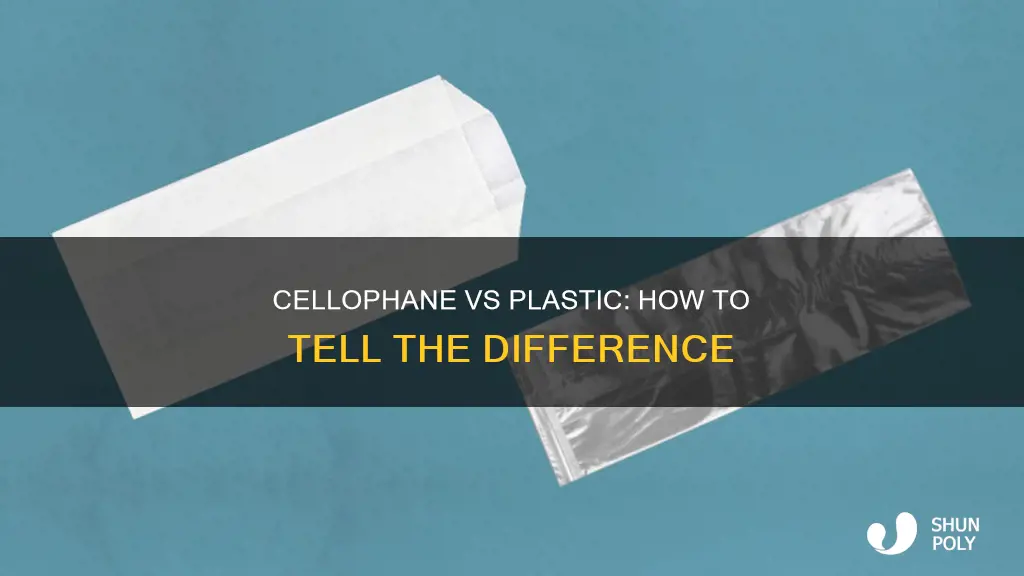 how to tell cellophane from plastic