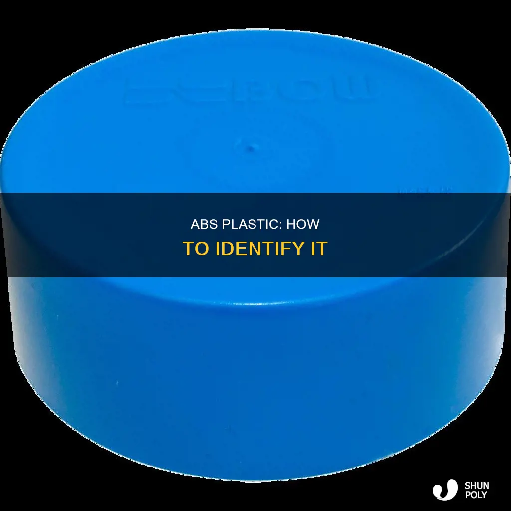 how to tell if plastic is abs