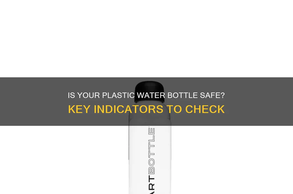 how to tell if plastic water bottle is safe